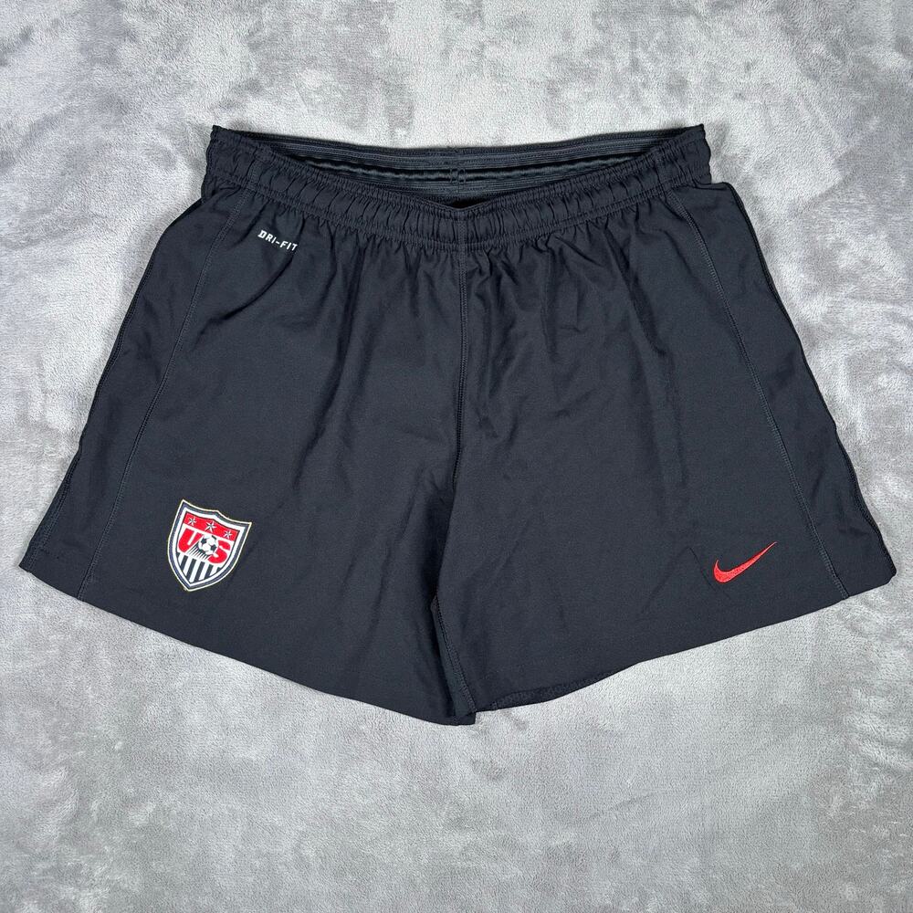 Nike USA Soccer Dri-FIT Lined Shorts Women’s Size M Black USWNT